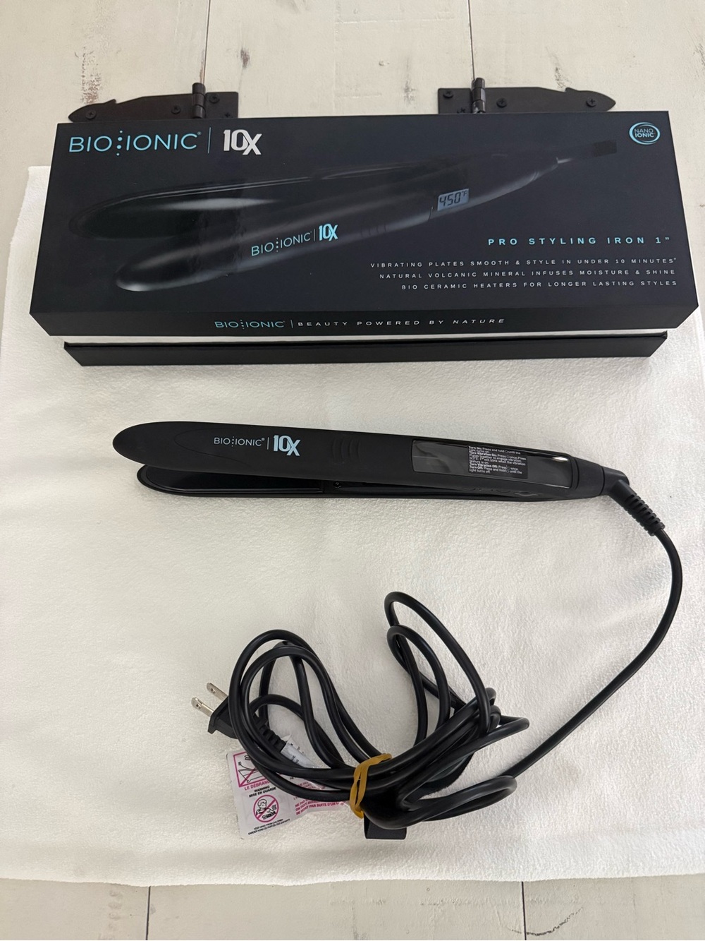 Bio Ionic 10X Pro 1" Styling Iron - Black